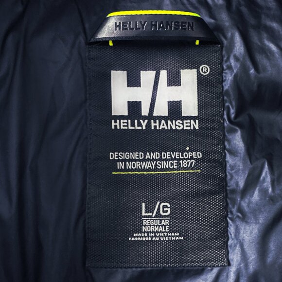 NEW HELLLY HANSON ACTIVE NAVY WINTER PARKA INSULATED ICONIC PUFFER PREMIUM LARGE - Picture 7 of 12